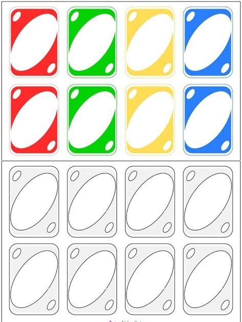 Printable Blank Uno Cards
