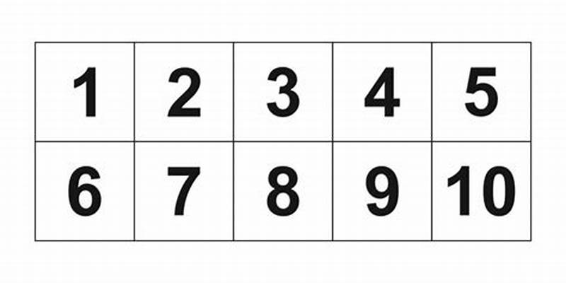 Printable Block Numbers