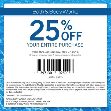 Printable Body And Bath Coupons