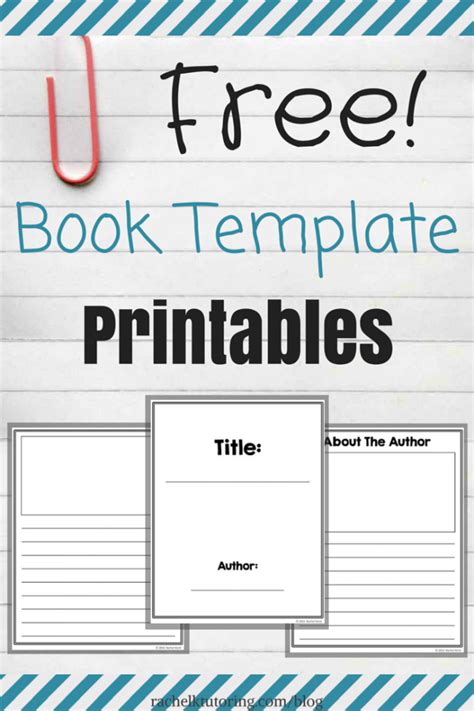 Printable Book Template