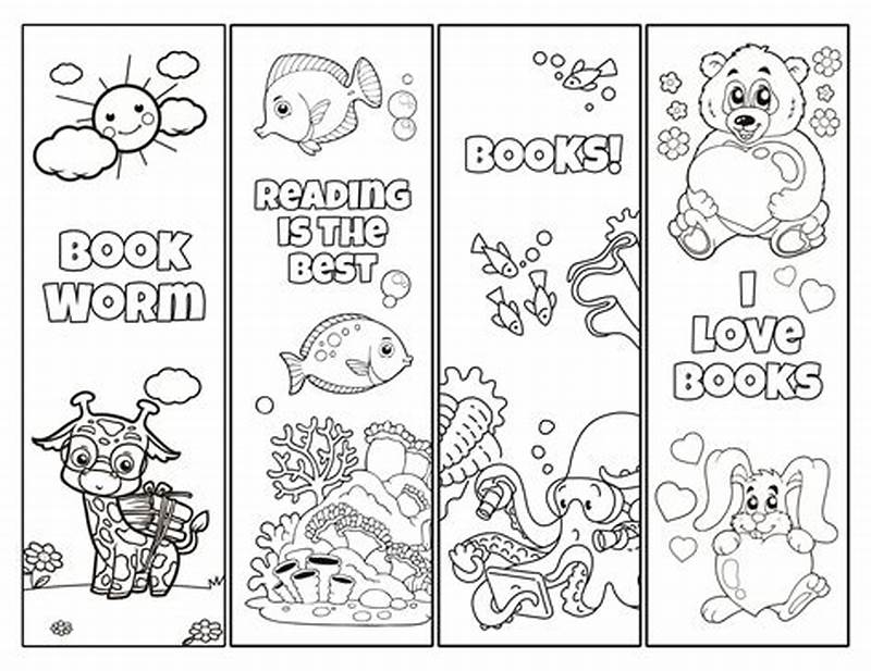 Printable Bookmarks To Color