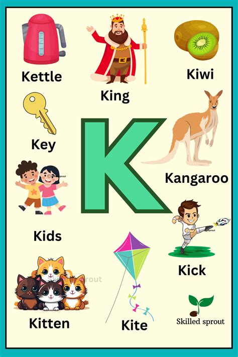 Printable Books With Pictures And Words Letter K