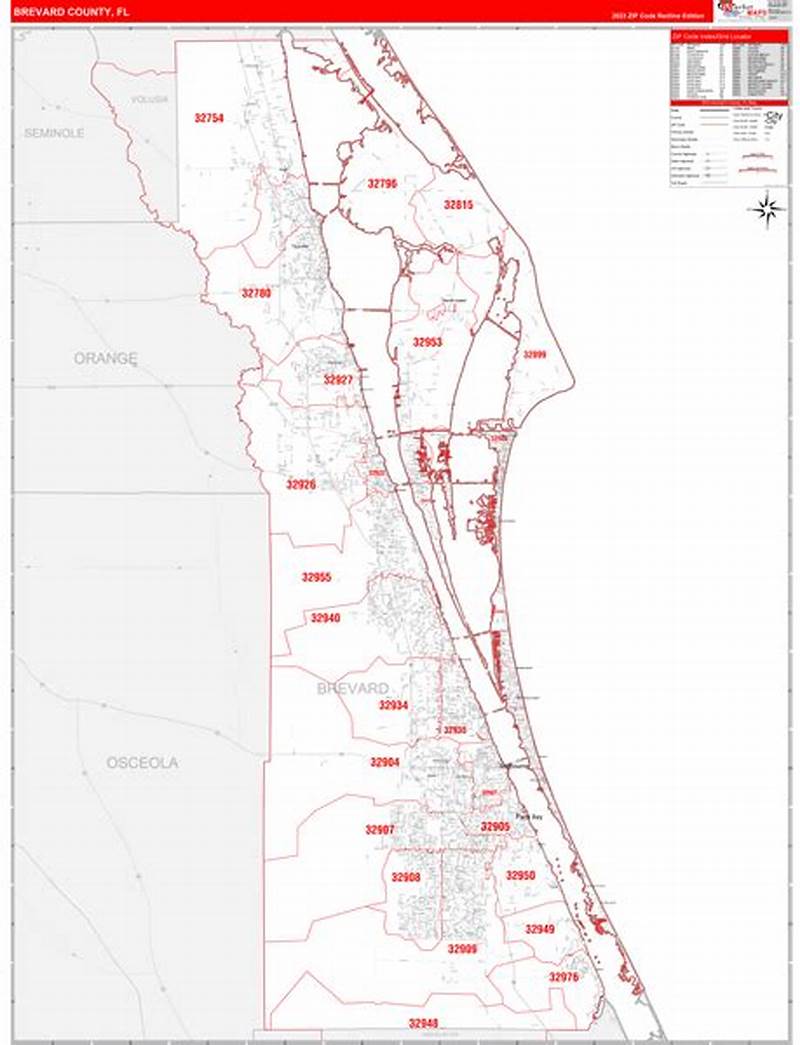 Printable Brevard County Zip Code Map