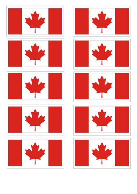 Printable Canada Flag