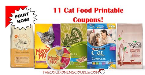 Printable Cat Food Coupons