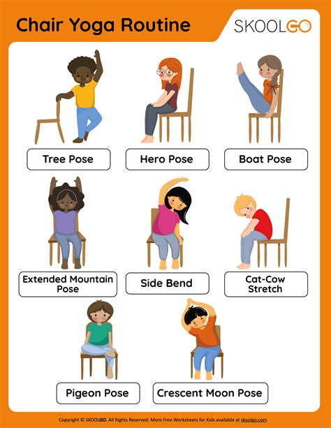 Printable Chair Yoga Plan