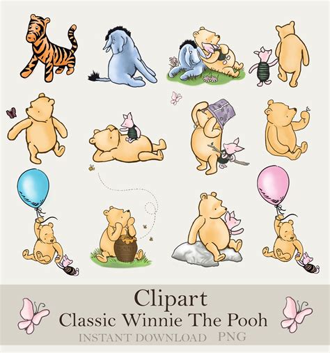 Printable Classic Pooh Clipart