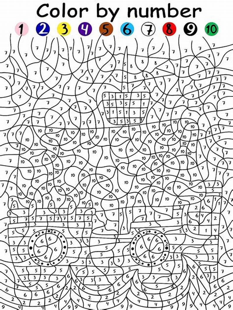 Printable Color By Numbers