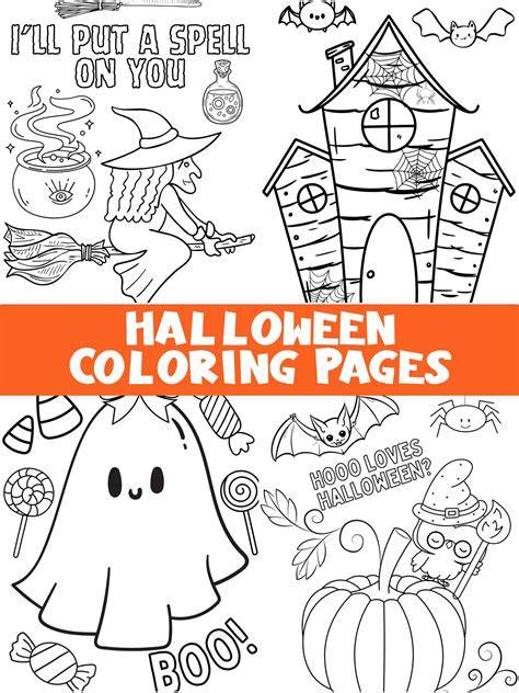 Printable Coloring Halloween