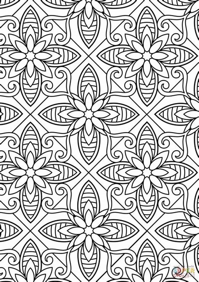 Printable Coloring Pages Patterns