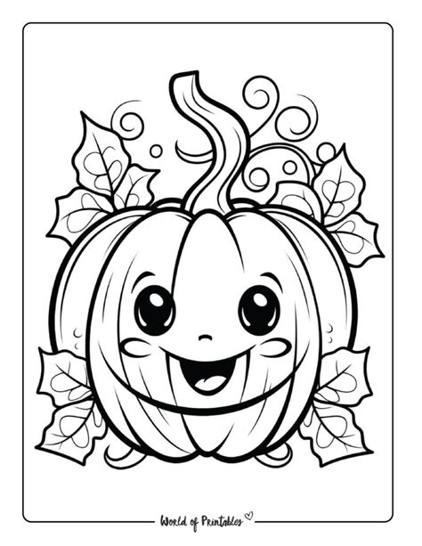 Printable Coloring Pages Pumpkins