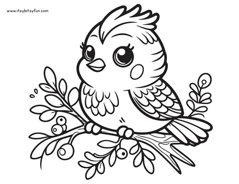 Printable Coloring Pictures Of Birds