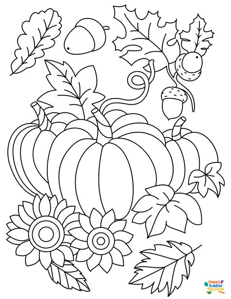 Printable Coloring Sheets Fall
