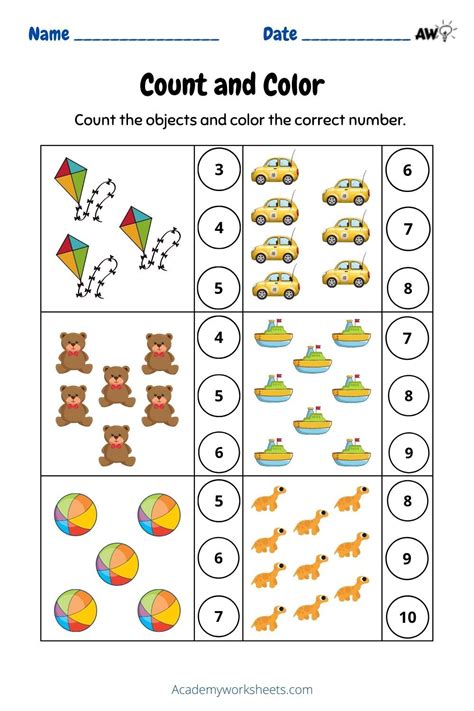 Printable Counting Activities