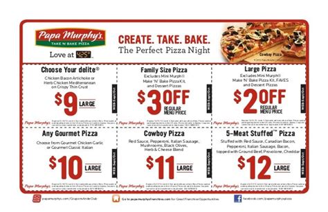 Printable Coupons For Papa Murphys