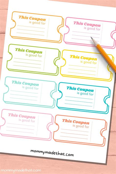 Printable Coupons Template