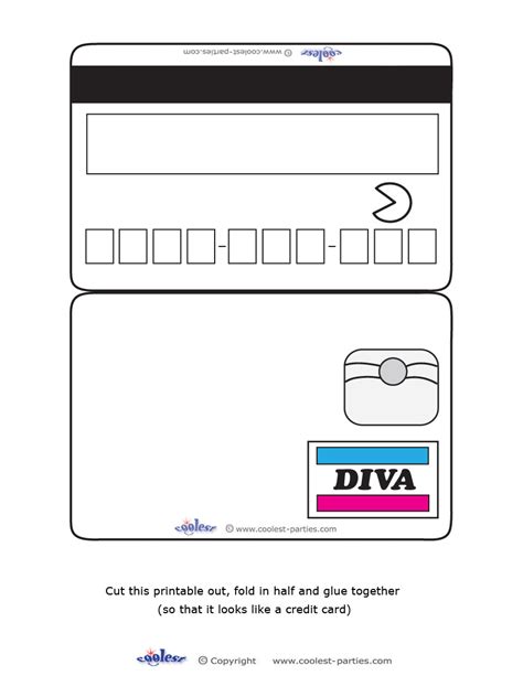 Printable Credit Card