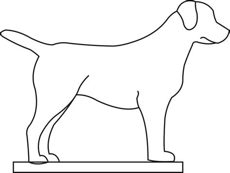 Printable Dog Outline