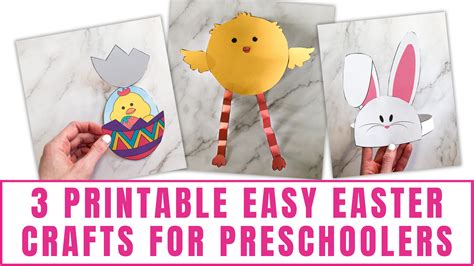 Printable Easter Crafts For Preschoolers