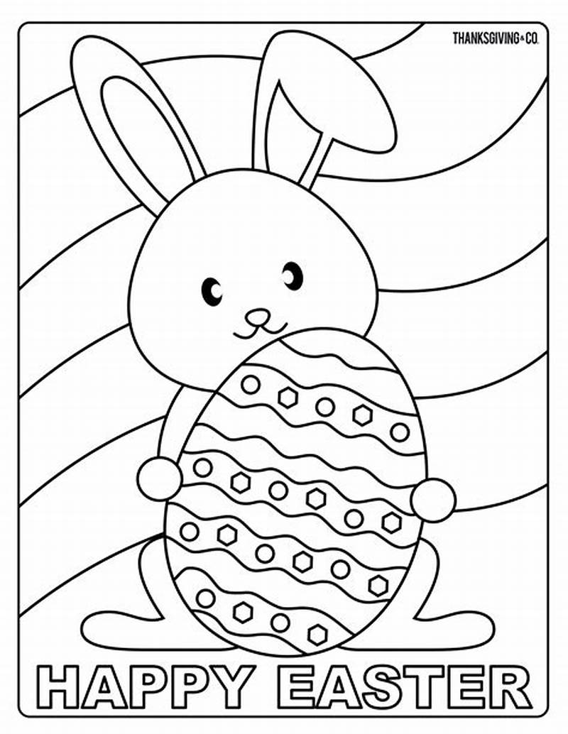 Printable Easter Pictures To Color