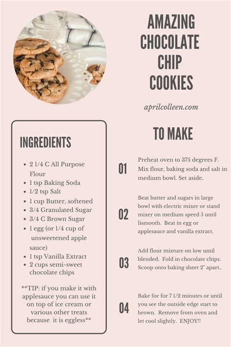 Printable Easy Cookie Recipes