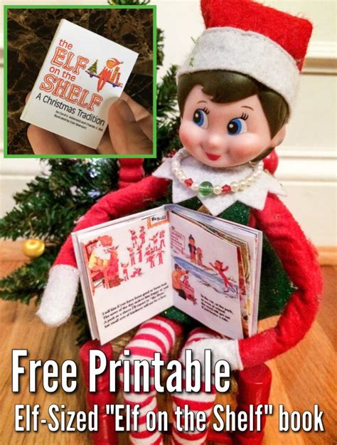 Printable Elf On The Shelf Book