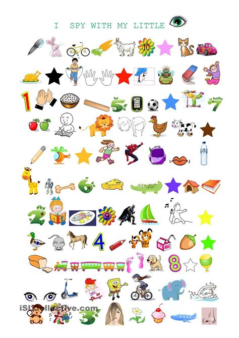 Printable Eye Spy