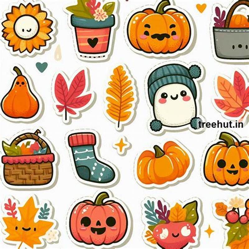 Printable Fall Stickers