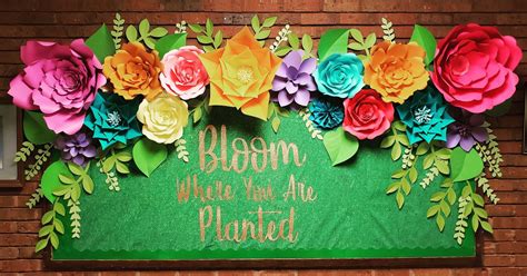 Printable Flowers For Bulletin Board