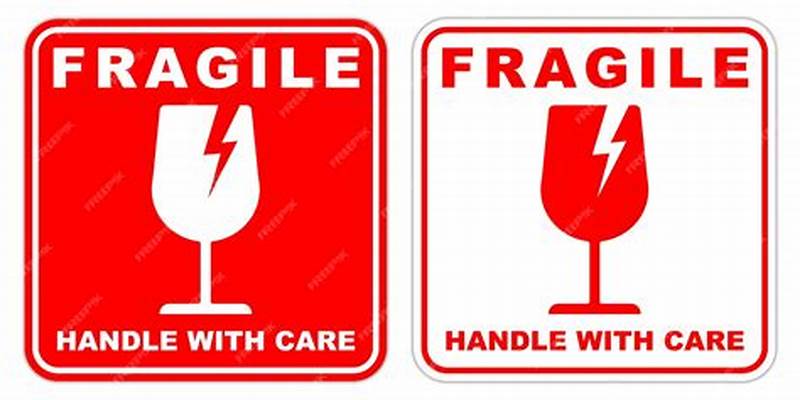 Printable Fragile Sticker