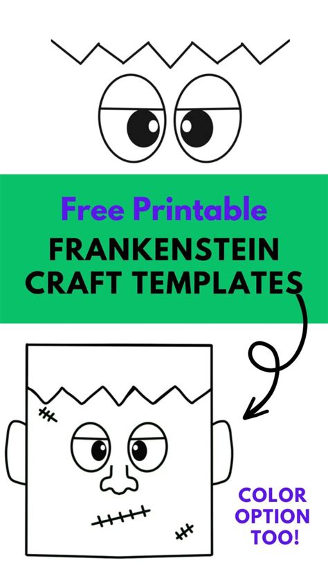 Printable Frankenstein Template