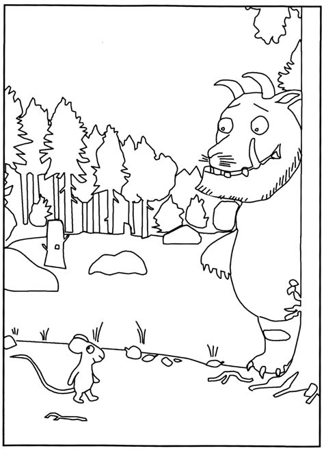 Printable Free Printable Printable Gruffalo Colouring Pages