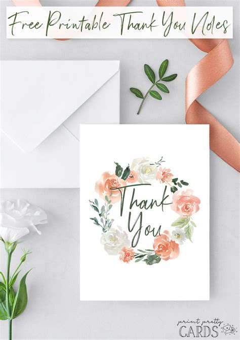 Printable Free Thank You Cards