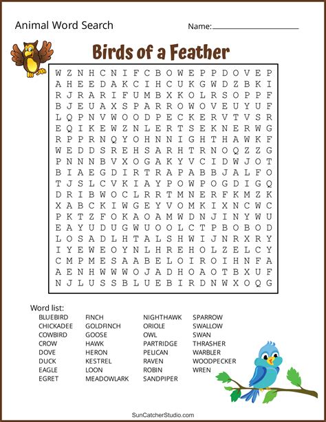 Printable Free Word Searches