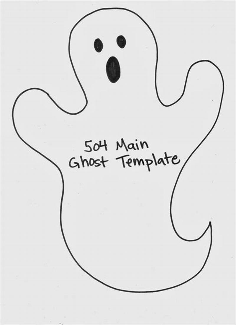 Printable Ghost Pattern