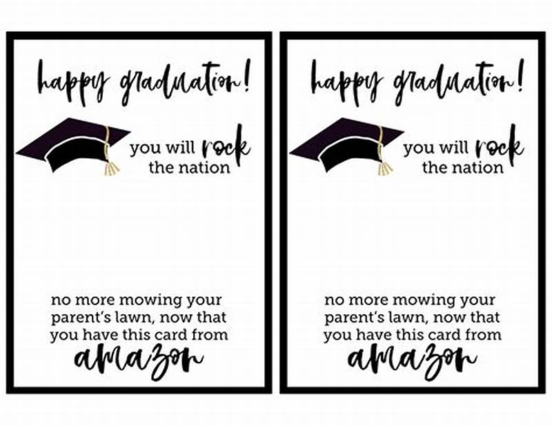 Printable Graduation Card