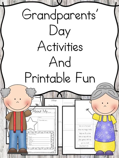 Printable Grandparents Day Activities