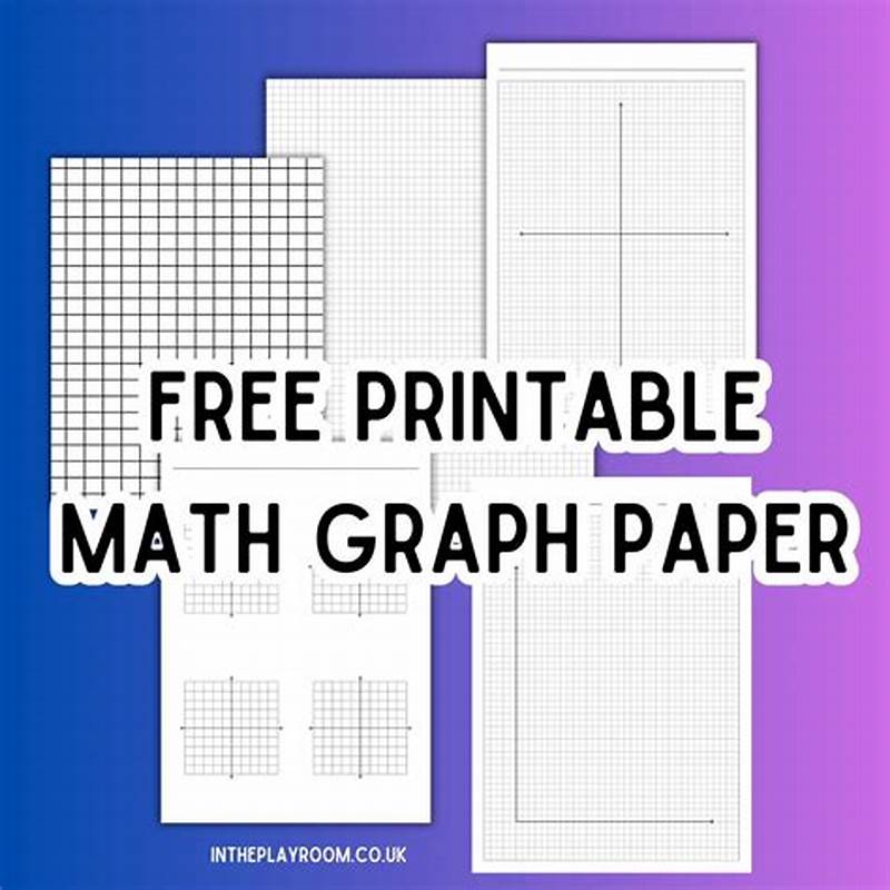 Printable Graph Paper For Math Problems