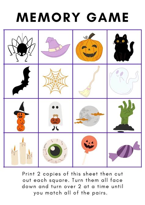 Printable Halloween Games