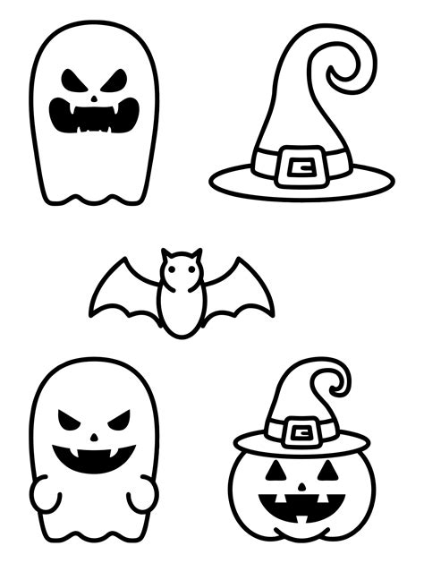 Printable Halloween Shapes