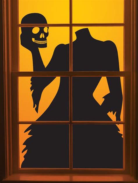 Printable Halloween Window Silhouettes