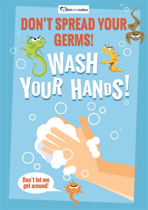 Printable Hand Washing Posters