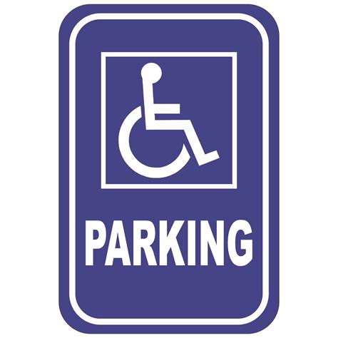 Printable Handicap Parking Sign