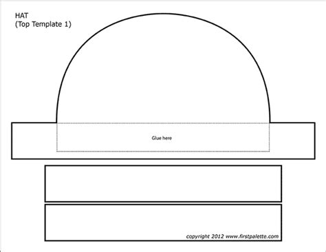 Printable Hat Template