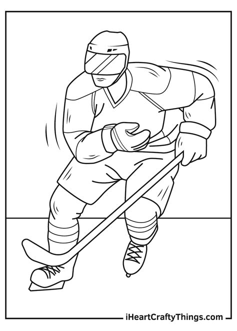 Printable Hockey Pictures To Color