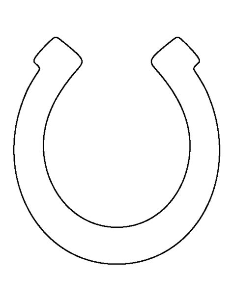 Printable Horseshoe