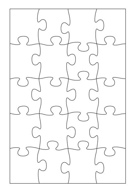 Printable Jigsaw Pieces