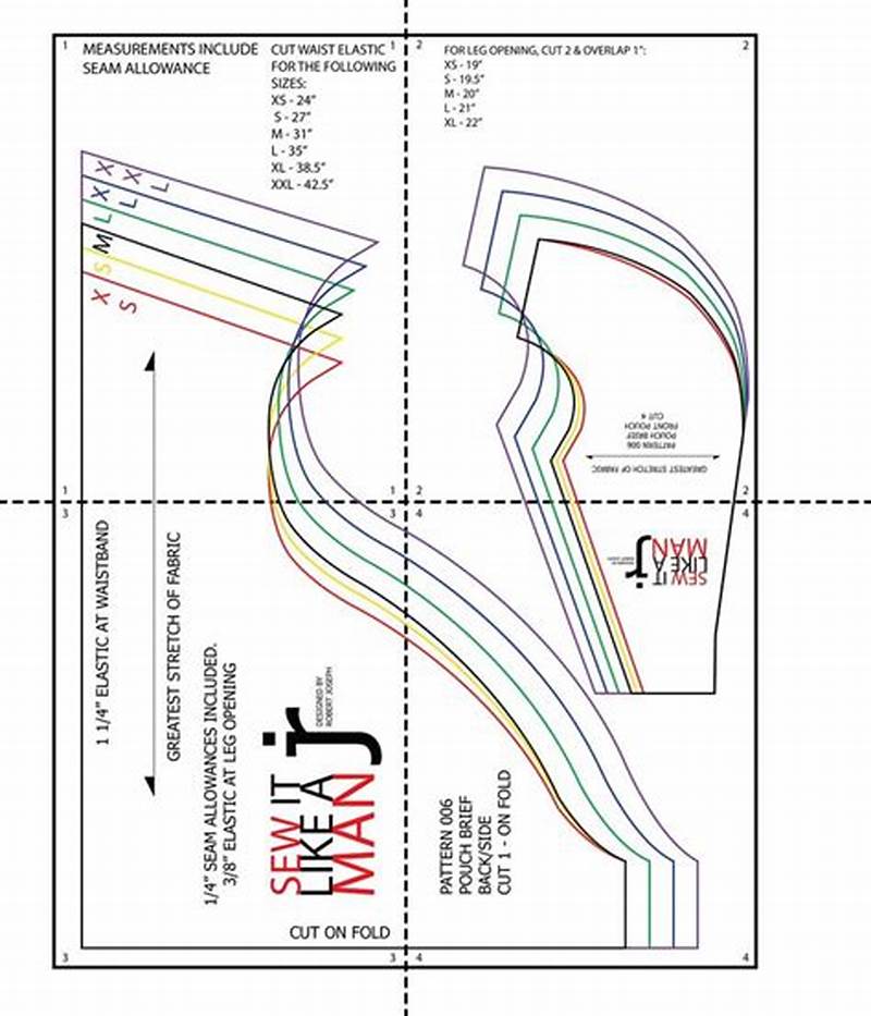 Printable Jockstrap Sewing Pattern