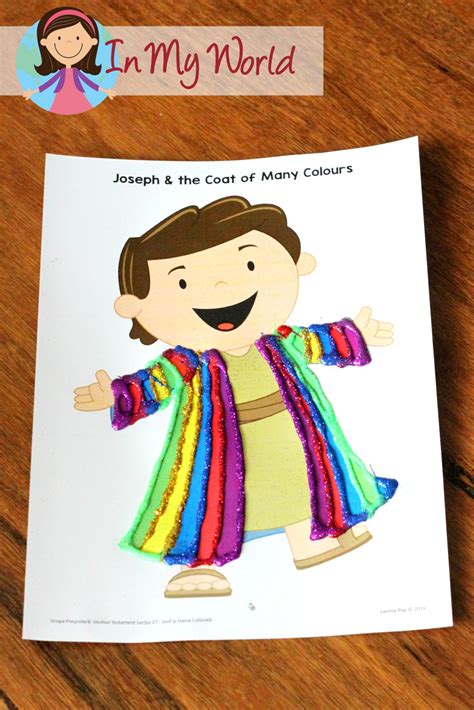 Printable Joseph Coat Craft