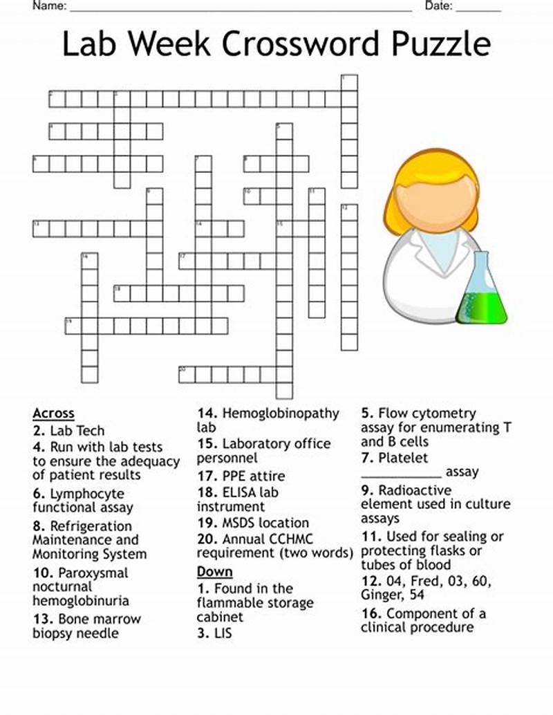 Printable Lab Week Games